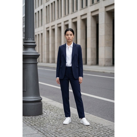 Liverpool Pants - Liverpool Los Angeles Kelsey Trouser Cadet Blue Knit Pants Navy 4/27 Workwear
